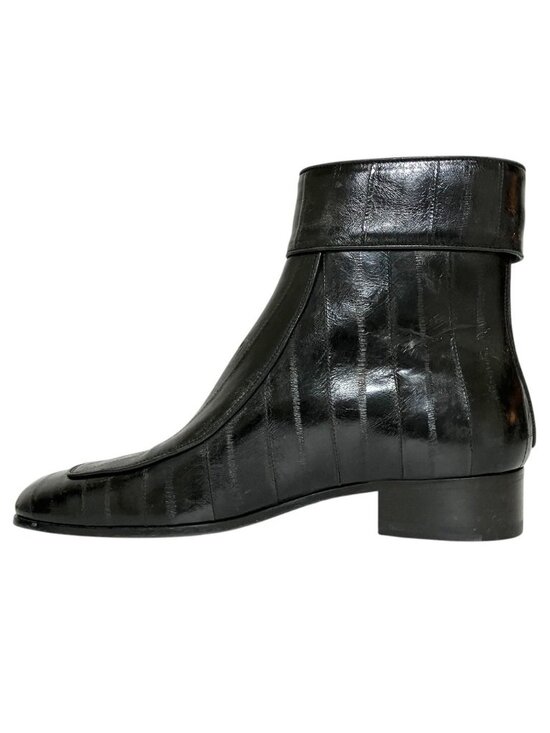 Saint Laurent Paris Miles Ankle Boots Leather Short 43 Black main image 11